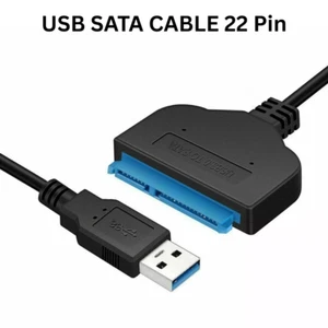 SATA to USB 3.0 2.5/3.5 inch HDD SSD Hard Drive Converter Cable Adapter UK - Picture 1 of 6