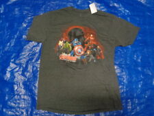 NWT MARVEL GRAY AVENGERS AGE OF ULTON T-Shirt Top Tee Superhero size large