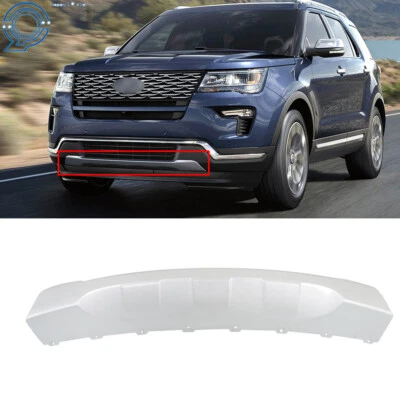 For Ford Explorer 2018 2019 Silver Front Bumper Valance Lower Skid Plate Foto 1 de 4