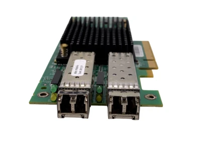 Emulex P005414-01H Dual Port 10GB PCI-E SFP FC Network Adapter - Image 1 of 4