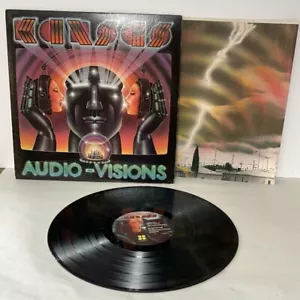 vintage KANSAS Audio-Visions Vinyl LP Album Kirshner 1980 36588 - Imagen 1 de 10