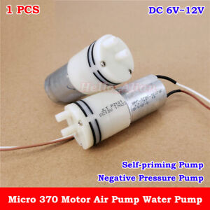 DC 6V-12V Small Mini 370 Diaphragm Self-Priming Vacuum Pump Water Suction Pump
