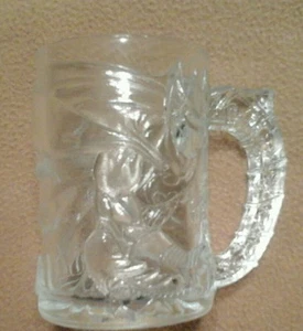1995 McDonald's " Batman Forever " Batman Glass Mug / Cup. - Picture 1 of 3