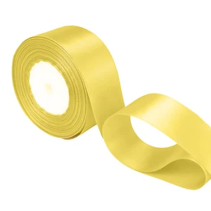 25 Meters Double Sided Satin Ribbon Rolls 3mm-25mm Wide for Craft Bow Gift Decor - Picture 1 of 51