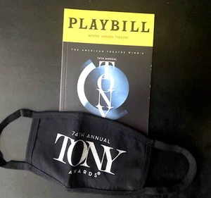 74th Annual Tony Awards Original Broadway Playbill + Mask 26. September 2021 - Bild 1 von 3