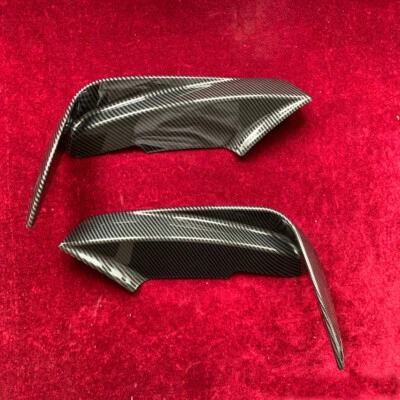 Labio del alerón del parachoques delantero para BMW F30 M Sport 2012-2018 fibra de carbono estilo MAD Foto 1 de 4