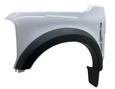 OEM Front Fender Ford F450 F550 F600 SD Left White w/Flare 2023 2024 2025 New - Image 1 of 4