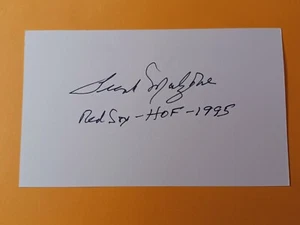 Frank Malzone (d. 2015) Signed Index Card - Red Sox, Angels - H - Picture 1 of 1