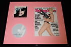Lot de CD Lady Gaga 16x20 encadré 2010 Rolling Stone Magazine & The Fame