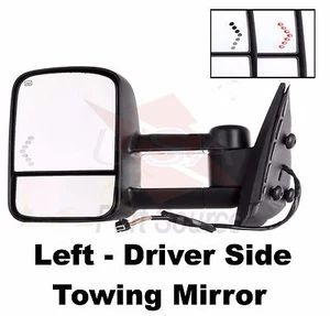 CHEVY AVALANCHE 03 04 05 06 Power Heated Drivers side w/Signal Lamp Tow Mirror - Bild 1 von 3