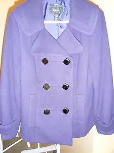 WOMENS STYLE COMPANY MEDIUM PURPLE WINTER JACKET 27 INCH LENGTH - Picture 1 of 5