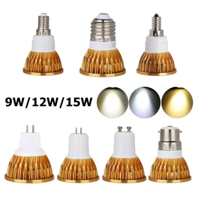 9W 12W 15W Led COB Downlight lighting 85-265V ceiling Vintage bulbs 3000K spot - Image 1 of 4