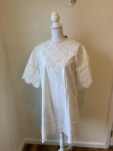 Sea New York Dress Womens Sz 6 White Eyelet NWT - Picture 1 of 9