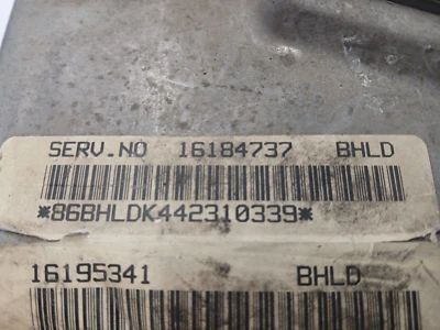 Computadora ecu 16184737 ecm 1994-1995 Chevy Camaro o Pontiac Firebird Foto 1 de 4