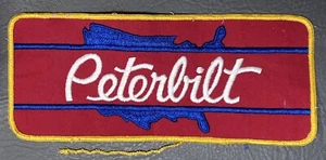 Vintage NOS PETERBILT Trucker Patch 9.50” Truck Semi (Sew On) - Picture 1 of 3