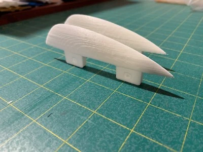 FCS 1" Wakesurf Fins Set of 2 fins RONIX