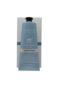 Crabtree & Evelyn Goatmilk & Oat Soothing Moisturizing Hand Therapy Cream 3.45oz - Picture 1 of 4