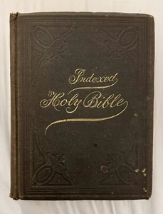 Indexed Holy Bible 1907 In Very Good Condition Concise and Illustrated Very Nice - Picture 1 of 12