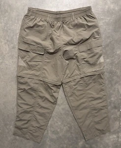 Columbia PFG Pants Mens XL 36x30 Khaki Green Convertible To Shorts Omni-Shade - Picture 1 of 8