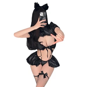 Catwoman Uniform Leidenschaftliche Versuchung Rollenspiel Set Reizwäsche Verführerisch - Bild 1 von 5