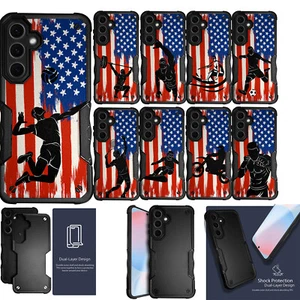 Para [Samsung Galaxy S24 FE][DUAL TACTICAL][Funda híbrida de dos piezas] EE. UU. Deportes - Imagen 1 de 52