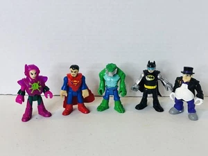 Imaginext DC Super Friends Lote D - Figuras Batman Superman Lex Luther Penguin - Imagen 1 de 5
