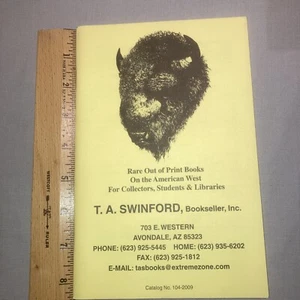 T.A. Swinford Bookseller Reference March 2009 Rare Collectible Books NY CA - Picture 1 of 5