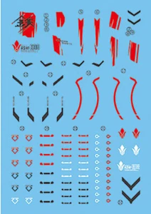 MG 1/100 Iron Blooded Orphans GDM Barbatos HIRM Model Water Decal SNOWFIRE - Picture 1 of 1