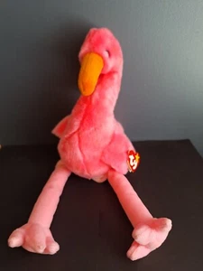 PINKY the Flamingo, Original Ty Beanie Buddy, 1998 Retired - Picture 1 of 6