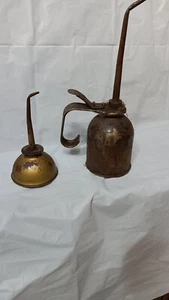 2 latas de aceite vintage Singer & Eagle - Imagen 1 de 3