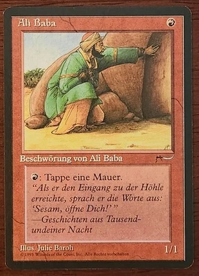 Ali Baba MtG Renaissance German LP Magic The Gathering - Image 1 of 2
