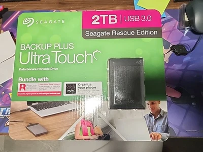 Seagate Backup Plus Ultra Touch Portable HD Drive 2TB /Laptop Tablet PC Computer - Image 1 of 4
