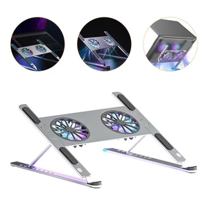 Laptop-Kühlständer Einstellbarer -Stand Laptop-Kühler Mit LED-Lüfter - Bild 1 von 12