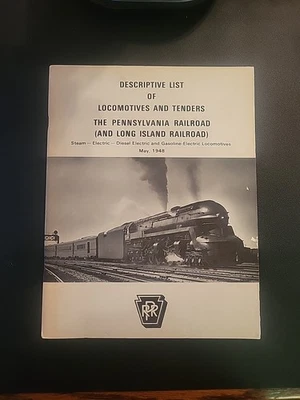Descriptive List of Locomotives and Tenders Pennsylvania & Long Island RR 1948 - Image 1 of 4
