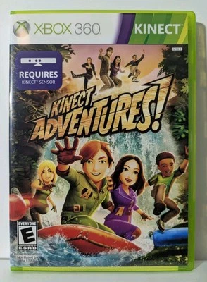 Kinect Adventures (Microsoft Xbox 360) CIB, Original Label, White Label - Image 1 of 4