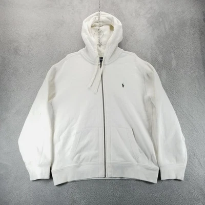 Chaqueta Polo Ralph Lauren Para Hombres 2XL Doble Cremallera Completa Sudadera con Capucha Cordón Acogedora Foto 1 de 4