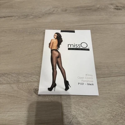 Miss O Damen Ouvert Strumpfhose mit offenem Schritt 20den - Bild 1 von 2