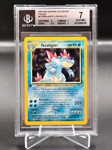 🍀Pokémon BGS 7 Feraligatr 4/111 PRIMA EDIZIONE 1ed Neo Genesis ITA graad psa🍀 - Picture 1 of 3