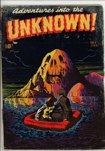 Abenteuer ins Unbekannte! #2 Vintage Pre Code Horror Comic 1948 gut komplett - Bild 1 von 2