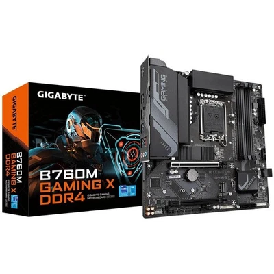 Gigabyte B760M GAMING X DDR4 Motherboard - Supports Intel Core 14th Gen CPUs, 8+ - Image 1 of 4