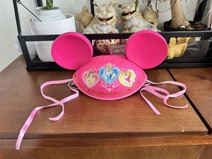 Disney Princess Mickey Ears Felt Hat Pink Belle Cinderella Sleeping Beauty 00’s - Picture 1 of 5