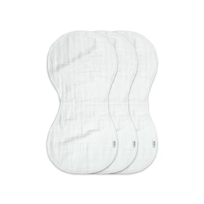 Paños para eructos de muselina hechos de algodón orgánico | 4 capas absorbentes protegen de... Foto 1 de 4