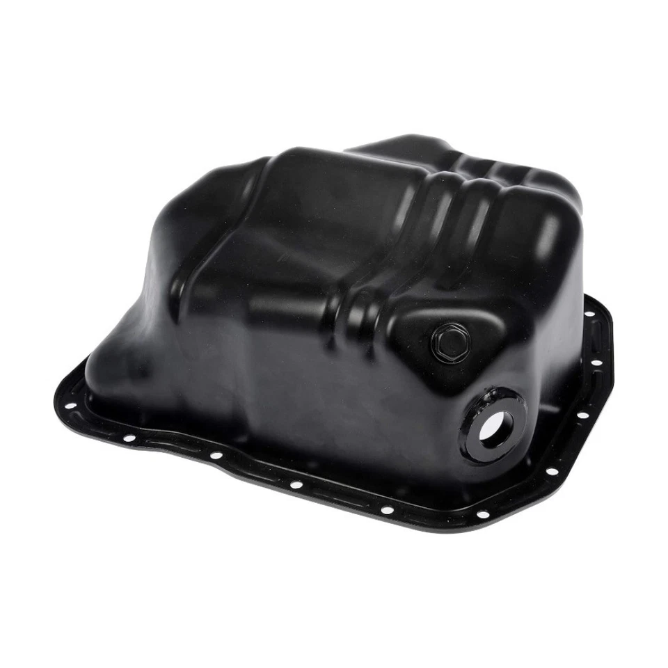 For GMC Savana 4500/3500/2500 2010-2016 Engine Oil Pan | Steel Material | Black - Image 1 of 4