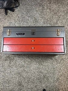 Vintage Homak Modell 902 2 Schubladen Werkzeugkiste 22"x10"x 9,5" - Bild 1 von 18