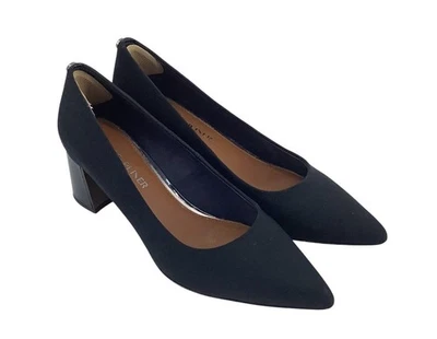 Zapatos de salón Donald Pliner para mujer azul marino suzette - crepé elástico talla 8M charol tacón bloque Foto 1 de 4