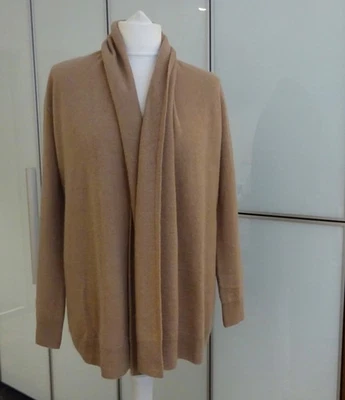 C by Bloomingdale's Cashmere  Cardigan Tan brown colour S - Image 1 of 4