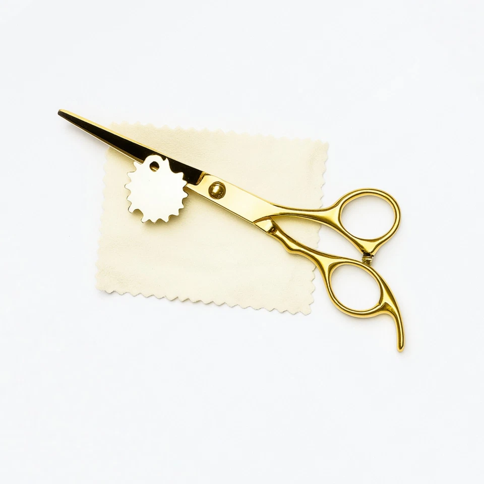 Professional 6" Hair Cutting Scissors – Gold Premium Salon Quality - Image 1 of 1