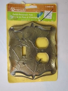 Amerock Brass Light Switch Double Outlet Plate Cover Carriage House New 9085 VTG - Bild 1 von 5