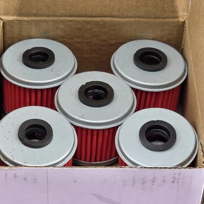 5 Oil Filter Filters for Honda CRF150R CRF150RB CRF250R CRF250X CRF450R CRF450X - Image 1 of 2