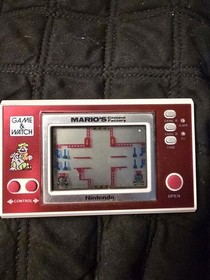 Mario's Cement Factory Nintendo Game And Watch ***Tested-Working***